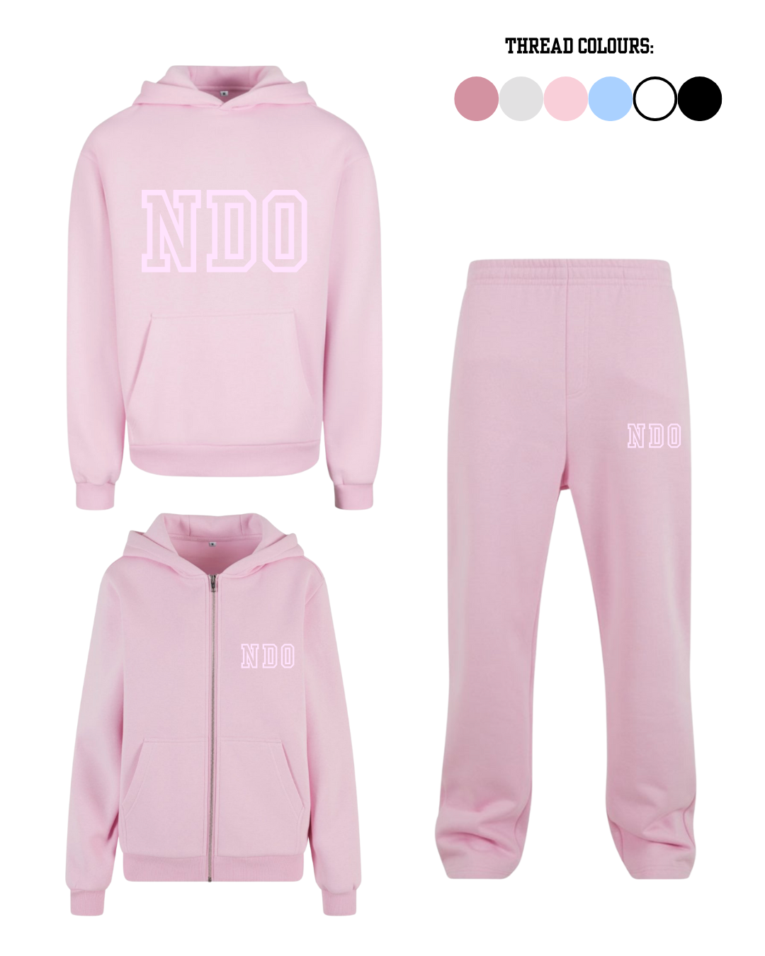 NDO Luxury Pink Joggers - Flarred