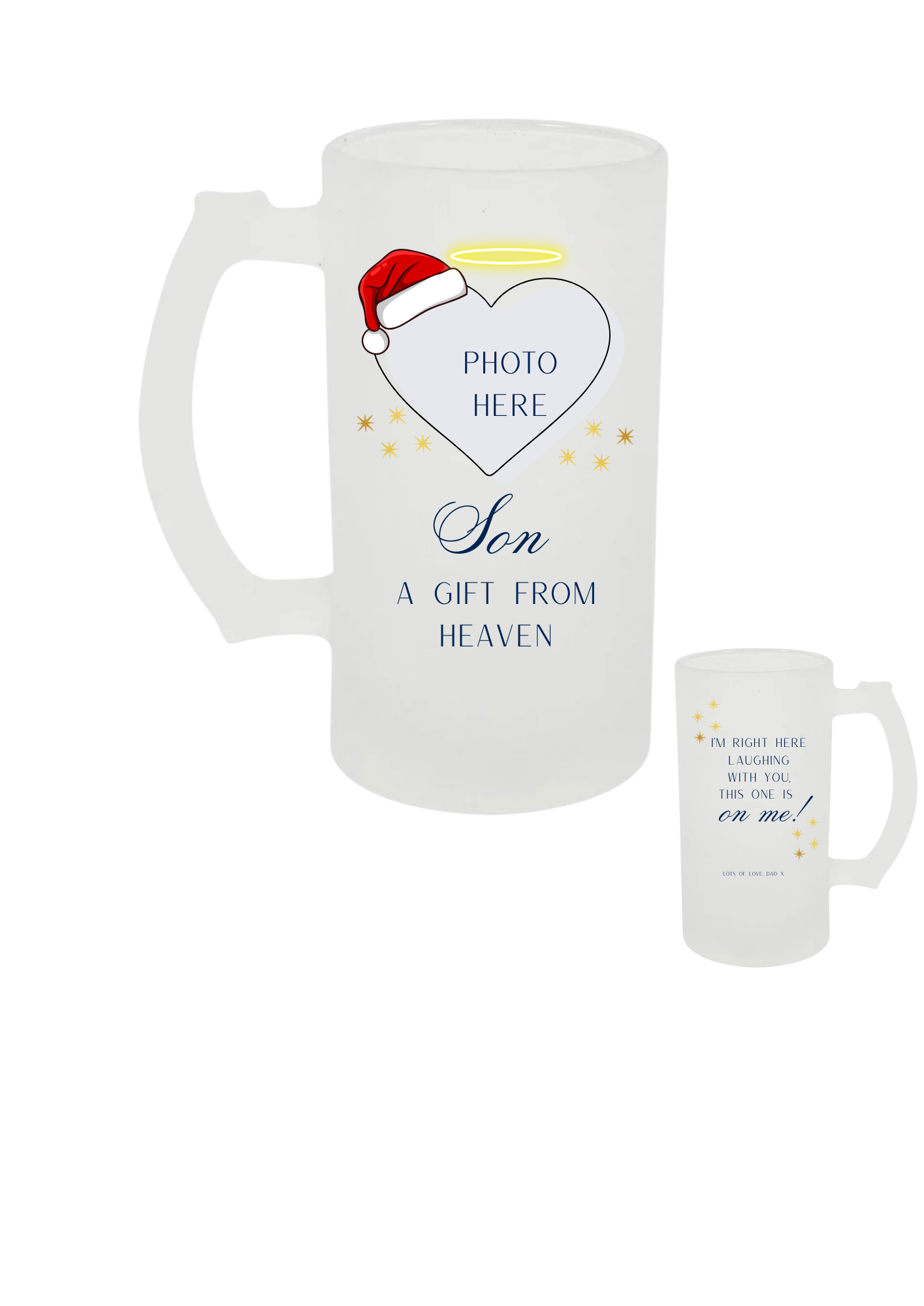 “A gift from heaven’’ Custom Beer Stein