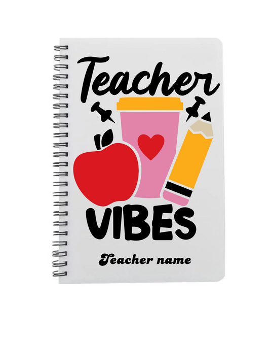 A5 notepad - Teacher Vibes