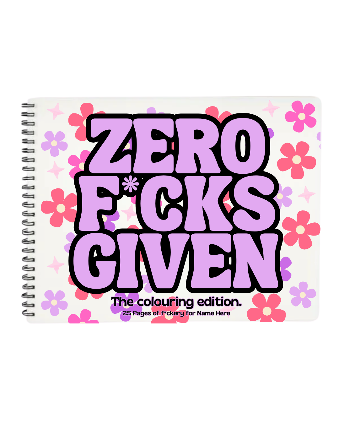 Personalised Adult Swear Book 18+