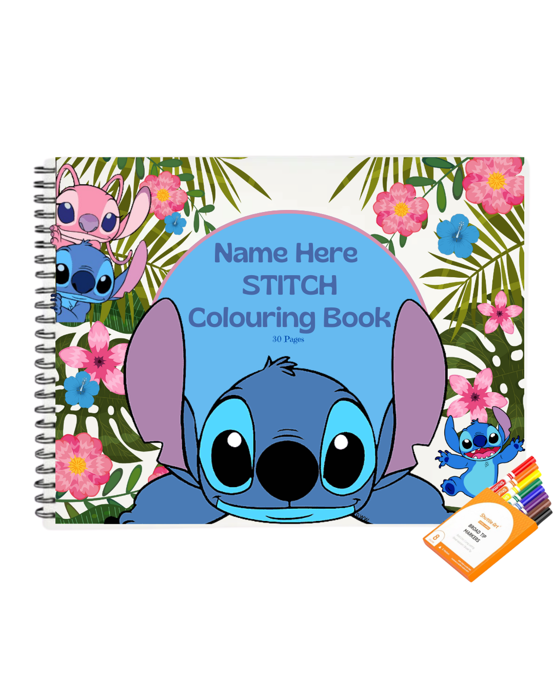 Personalised Stitch Colouring Book
