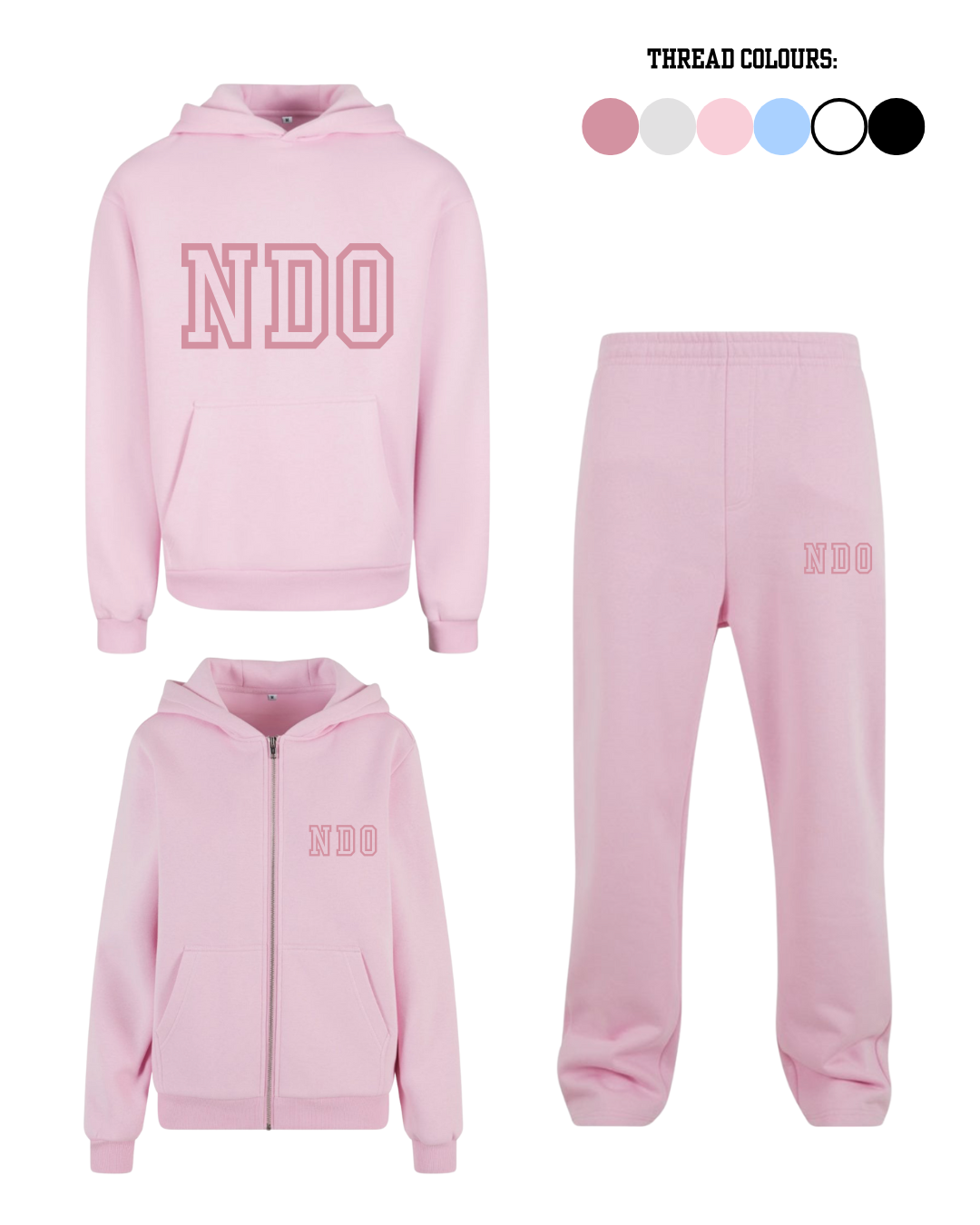 NDO Luxury Pink Joggers - Flarred