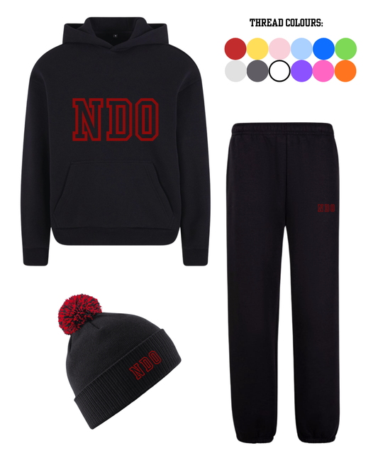 NDO Luxury Black Joggers - Cuffed