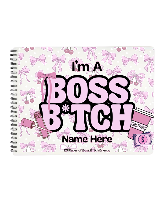 Personalised Boss B*tch Colouring Book