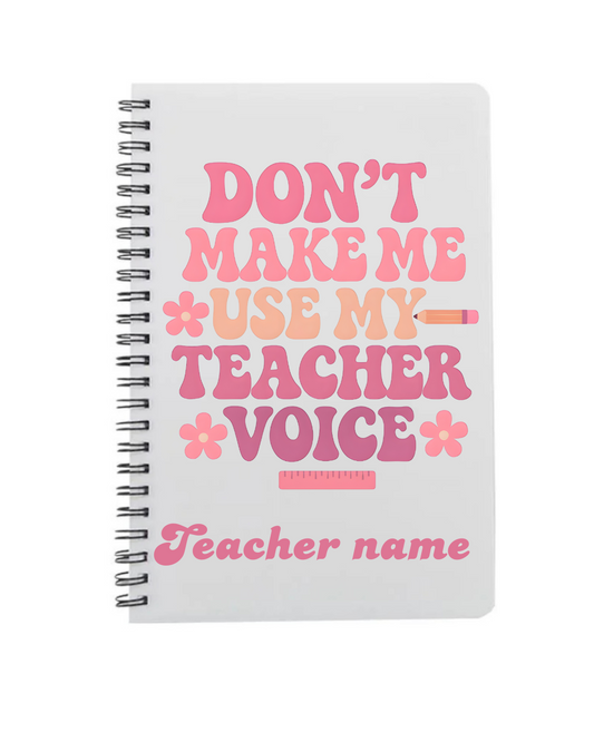 A5 notepad - Teacher Voice