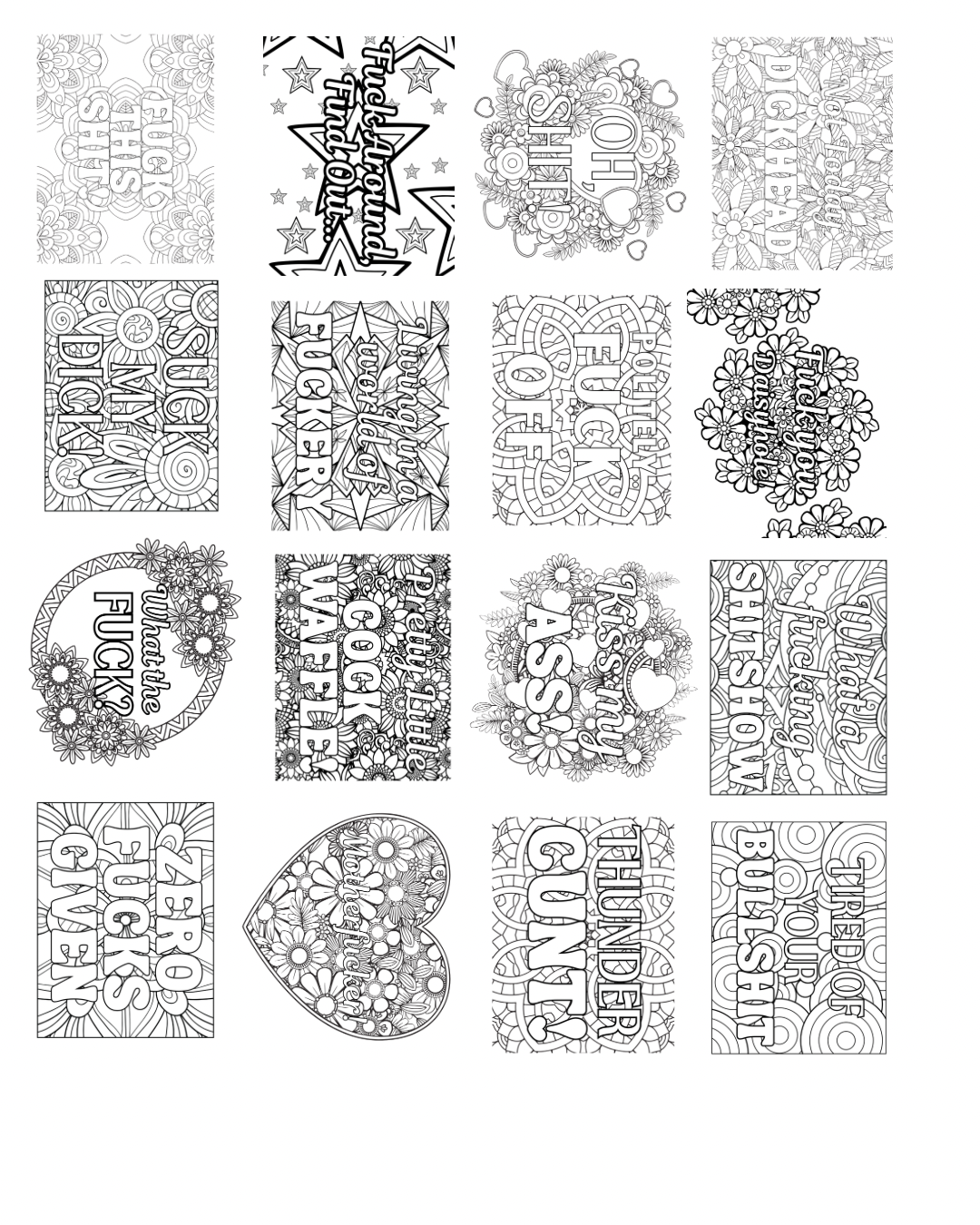 Personalised Adult Swear Book 18+