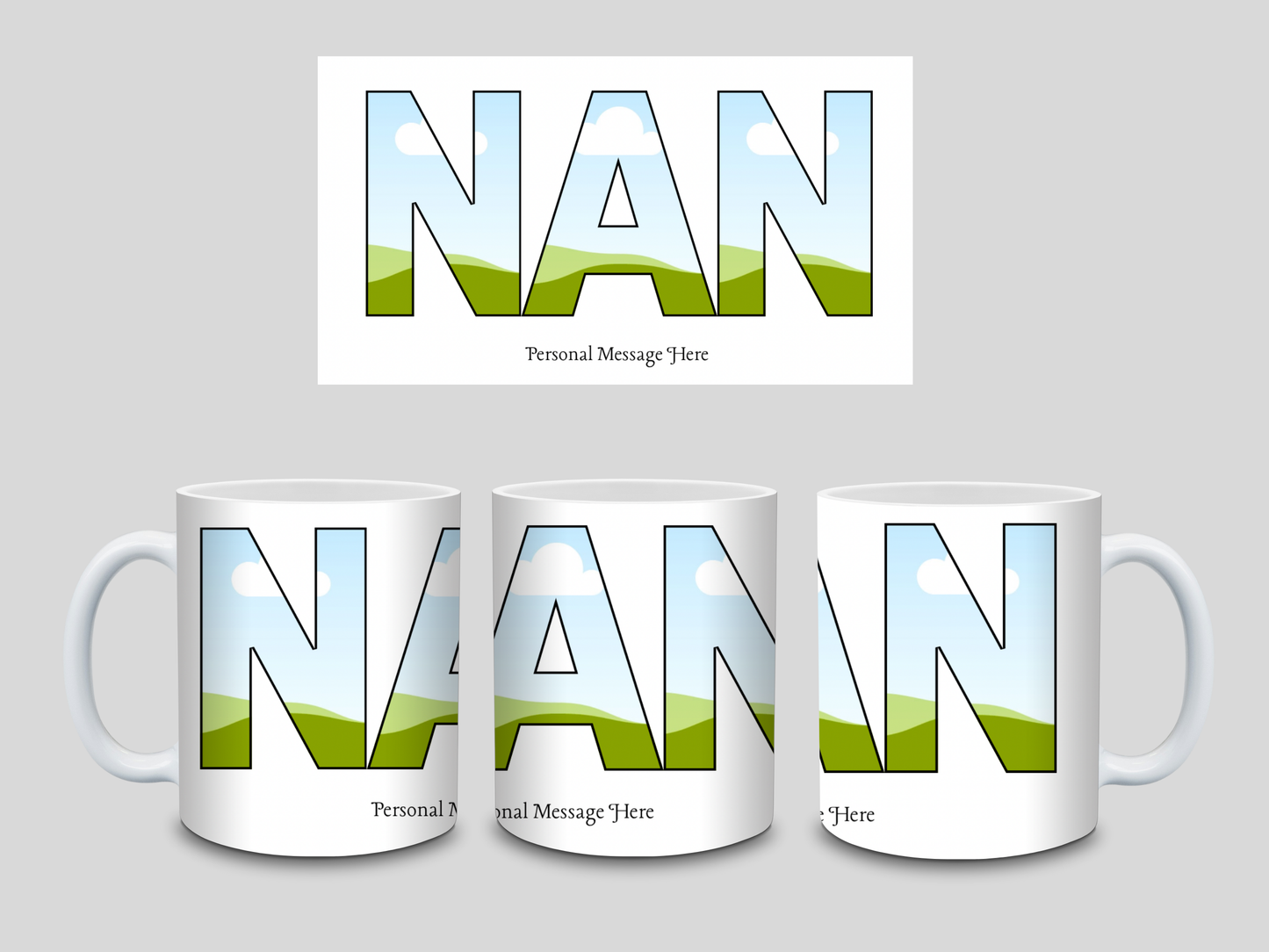 NAN/NANA/NANNY photo mug
