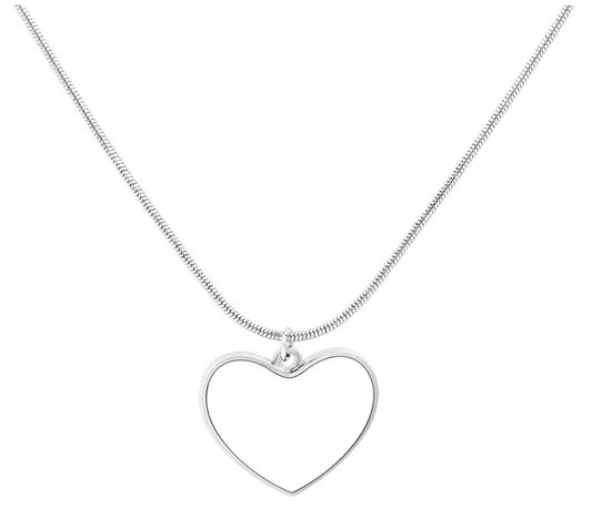 Heart Silver Necklace