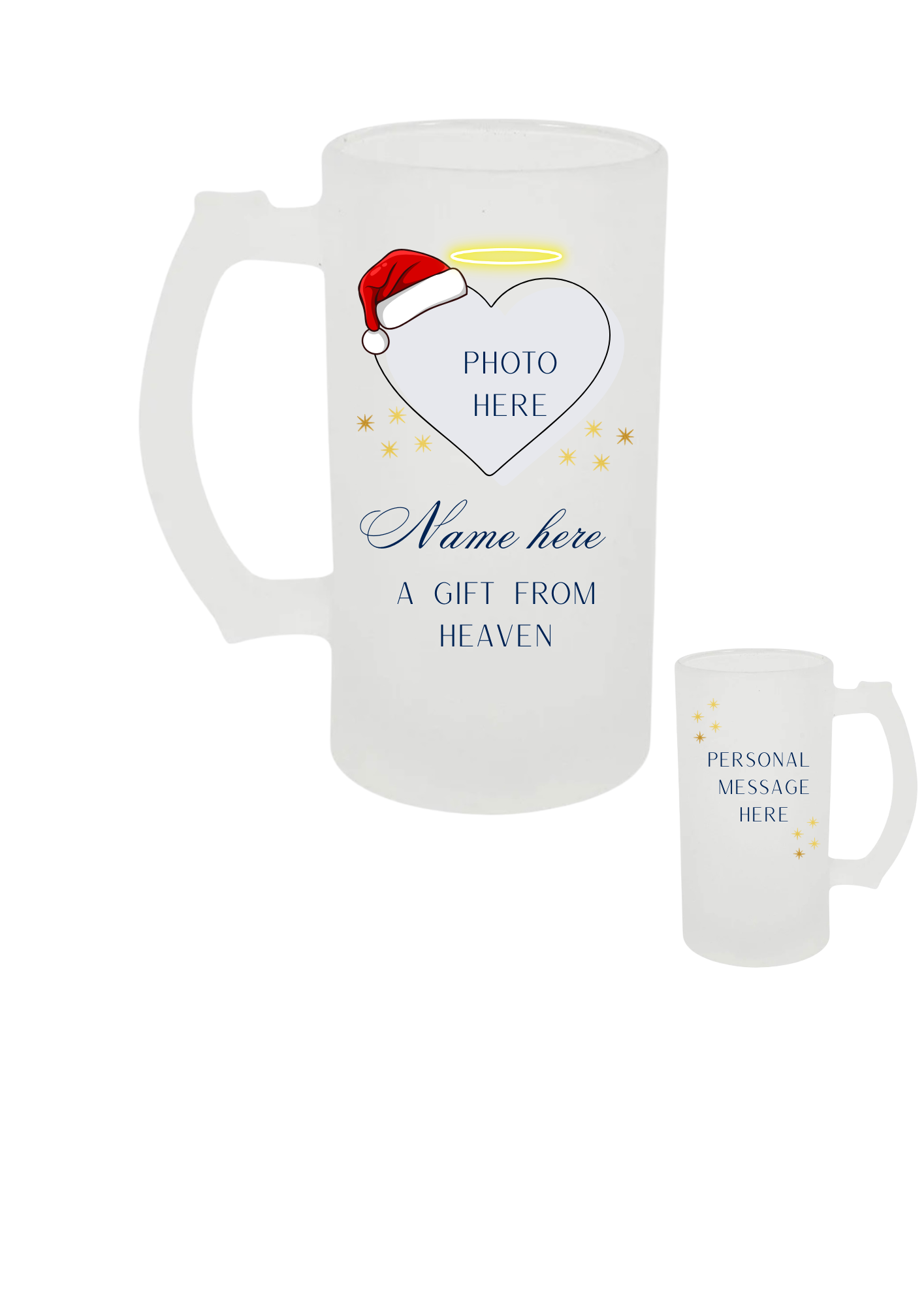 “A gift from heaven’’ Custom Beer Stein