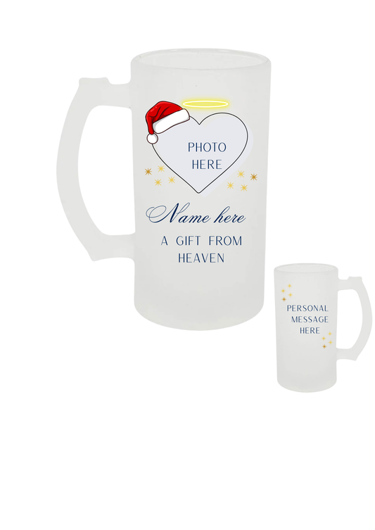 “A gift from heaven’’ Custom Beer Stein