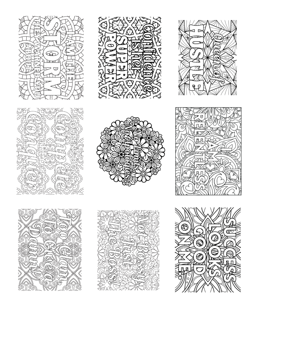 Personalised Boss B*tch Colouring Book