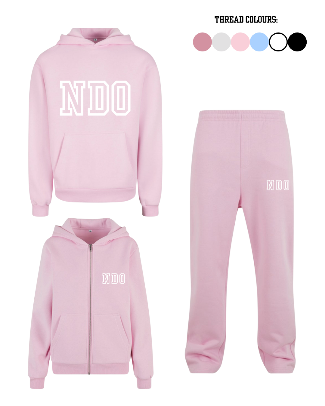 NDO Luxury Pink Joggers - Flarred