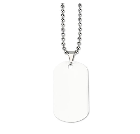 Aluminium ID Tag - Double Sided