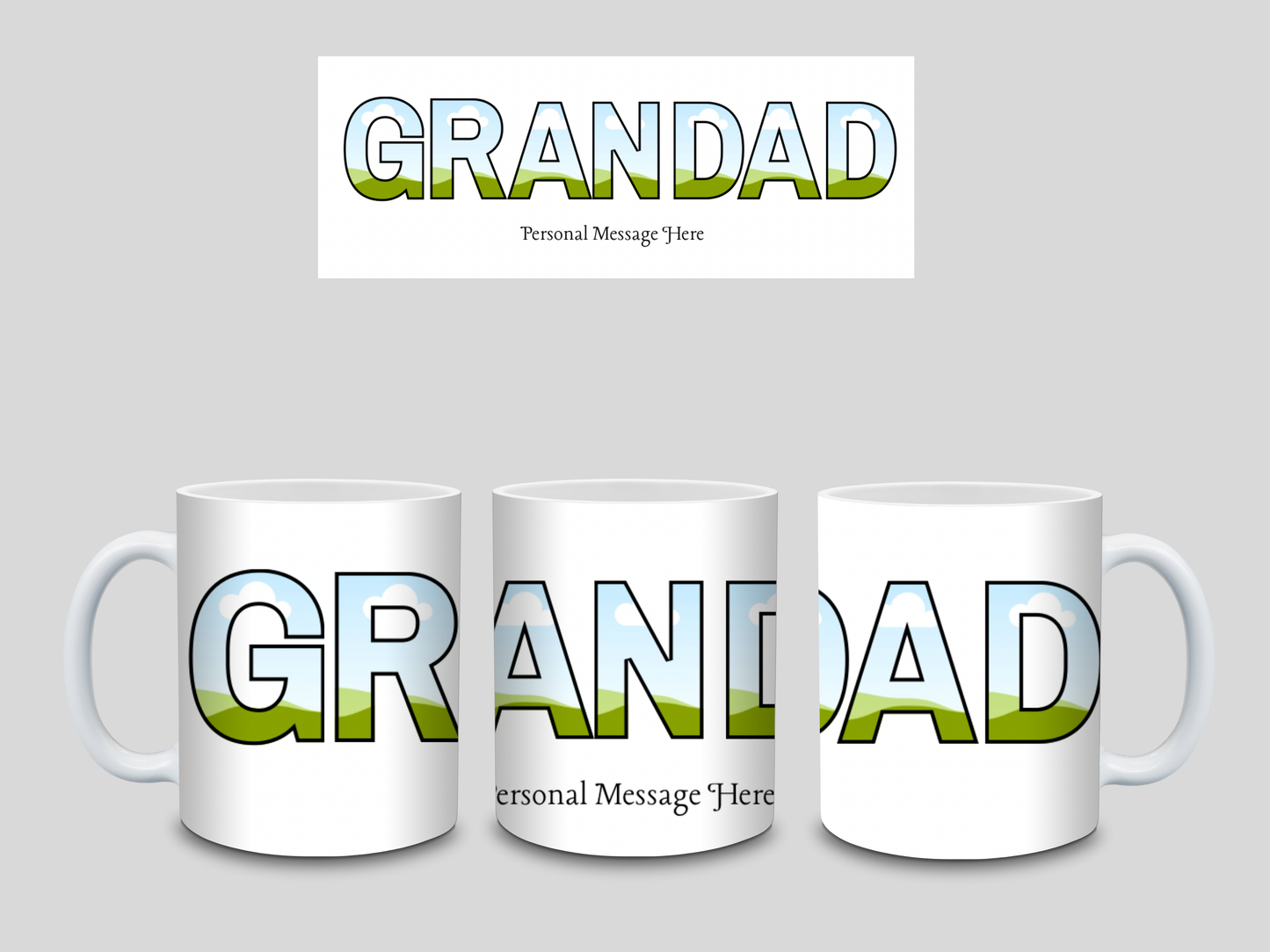 GRANDAD photo mug