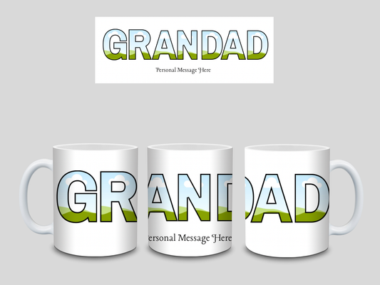 GRANDAD photo mug