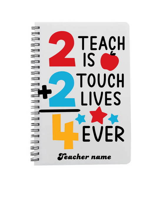 A5 notepad 2+2=4