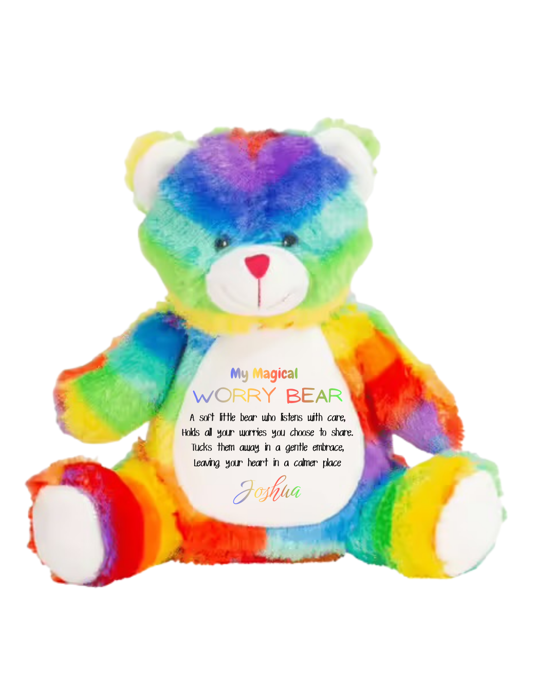 Rainbow Worry Bear