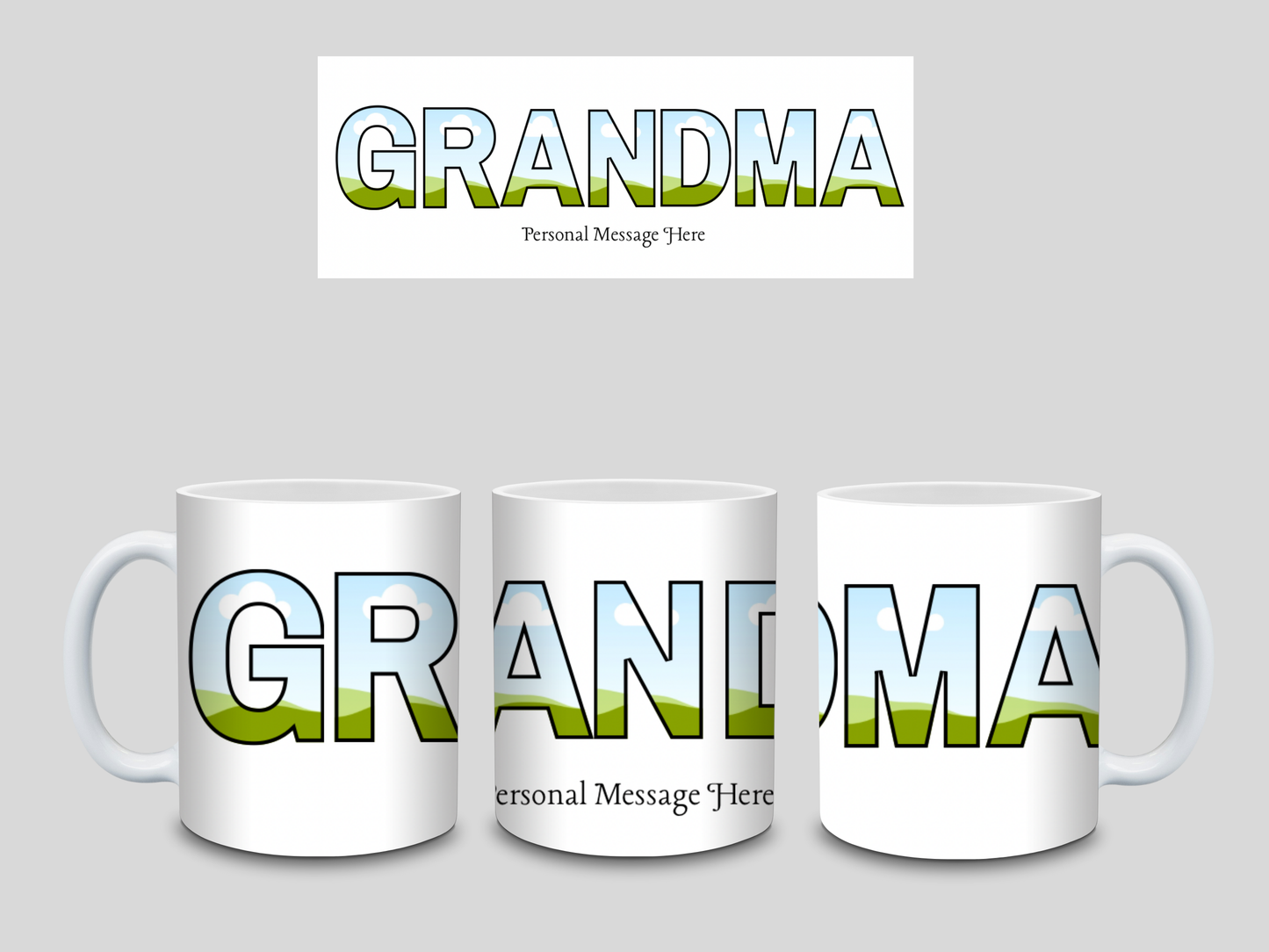 GRANDMA photo mug