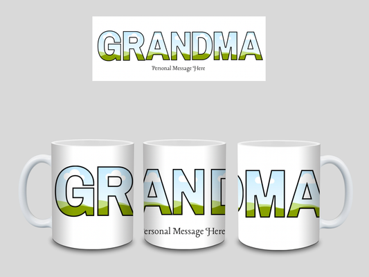 GRANDMA photo mug